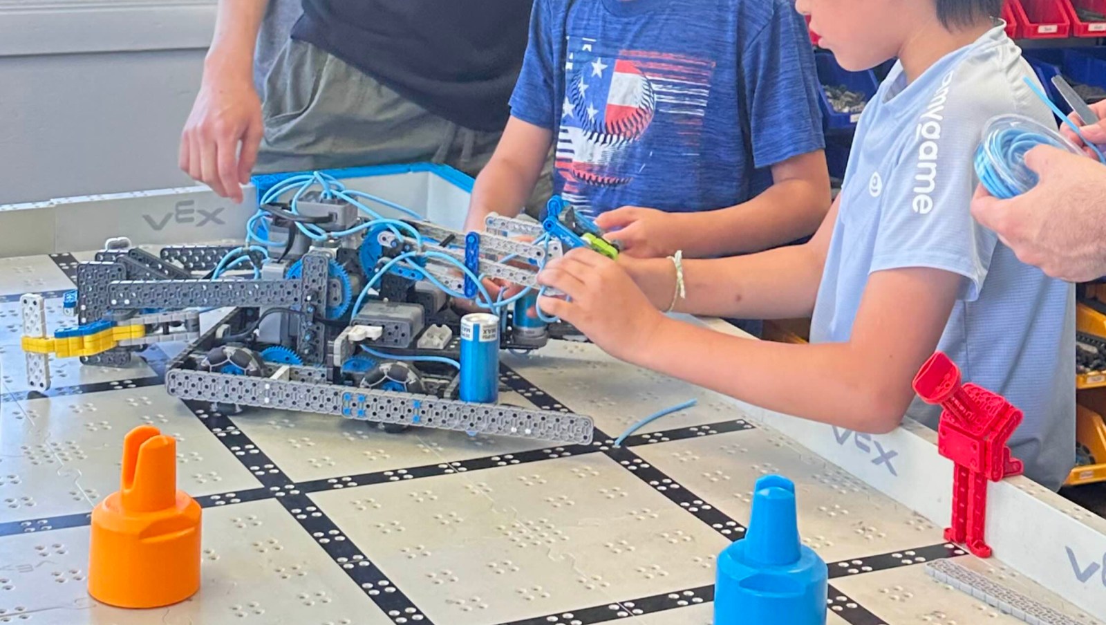 A finished conveyor robot