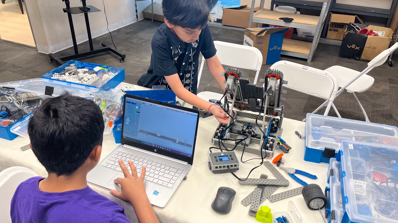 Students at the 8-week summer program